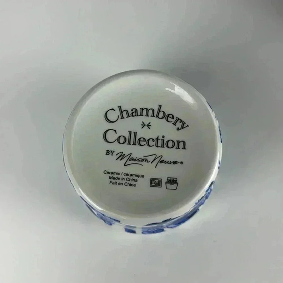 RAMEKIN’S BLUE & WHITE 4 FLORAL-DESIGNS NWB Dishwasher Oven Microwave SAFE - Picture 2 of 6